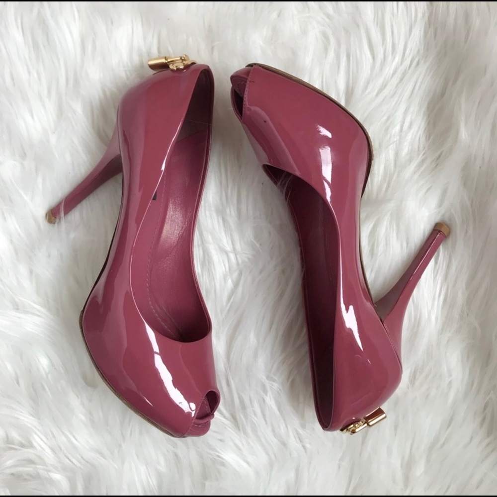 Classic LV oh really pep toe patent pumps